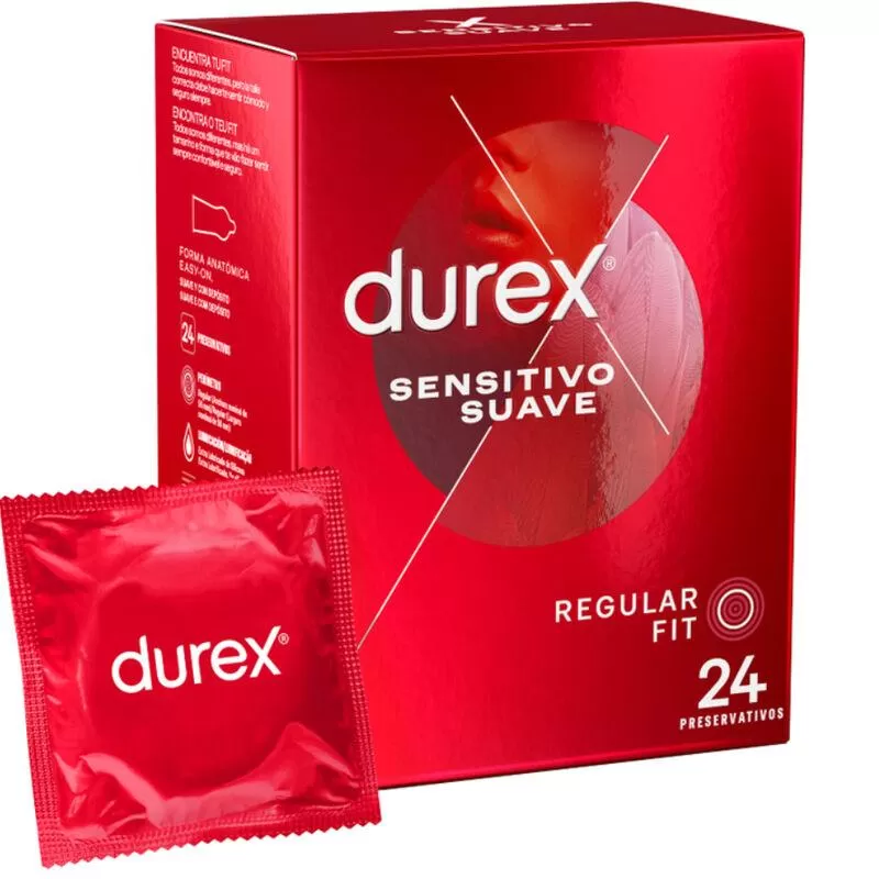 Durex sensitivo suave 24 uds Durex sensitivo suave 24 uds