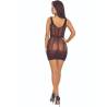 Passion - bs113 bodystocking encaje negro - 2