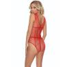 Passion - bs114 bodystocking rejilla rojo - 2
