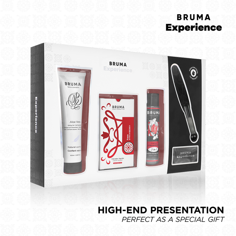 Bruma xperience - kit tentación dulce fresa vibro-orgásmica Bruma xperience - kit tentación dulce fresa vibro-orgásmica