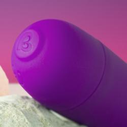 Rocks- off - glo- girl vibrador wand mini morado