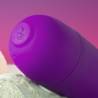 Rocks- off - glo- girl vibrador wand mini morado - 4