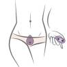 Rocks- off - knickerbocker glory vibrador discreet panty rosa - 5