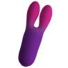 Rocks- off - glo-girl bunny vibrador flexible morado - 1