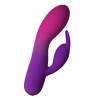 Rocks- off - glo- girl vibrador rabbit morado - 1