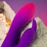 Rocks- off - glo- girl vibrador rabbit morado - 4