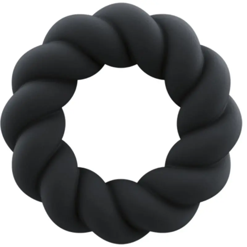 Rocks- off - twist anillo masturbador silicona negro