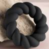 Rocks- off - twist anillo masturbador silicona negro - 5