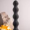 Rocks- off - petite sensations pearls plug anal vibrador negro - 4