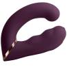 Rocks- off - gemini vibrador dual punto g y estimulador clítoris morado - 2