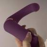 Rocks- off - gemini vibrador dual punto g y estimulador clítoris morado - 4