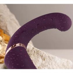 Rocks- off - gemini vibrador dual punto g y estimulador clítoris morado