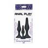 Toyjoy - anal play curvy companions plug anal 3 piezas negro - 3