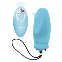 Toyjoy - happiness im so eggcited vibrador con control remoto azul