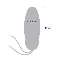 Toyjoy - happiness im so eggcited vibrador con control remoto azul