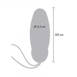 Toyjoy - happiness im so eggcited vibrador con control remoto azul