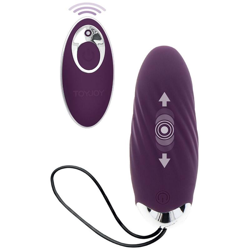Toyjoy - happiness knock knock eggstavagant vibrador con control remoto morado Toyjoy - happiness knock knock eggstavagant vibrador con control remoto morado