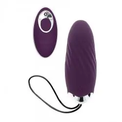 Toyjoy - happiness knock knock eggstavagant vibrador con control remoto morado