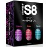 Stimul8 - s8 caja de aceite de masaje 3 x 50 ml - 1