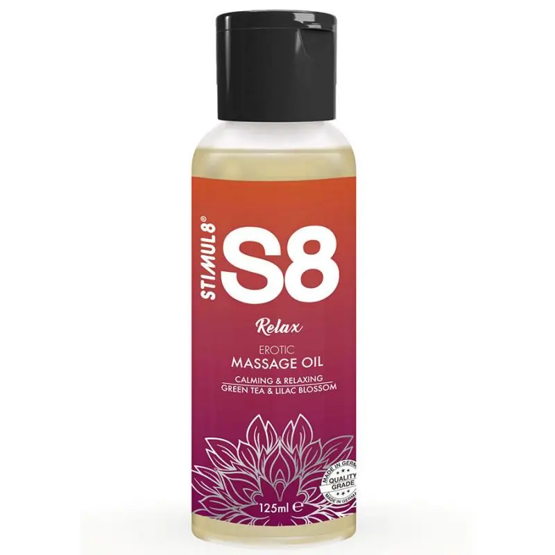 Stimul8 - s8 relax aceite de masaje té verde 125 ml