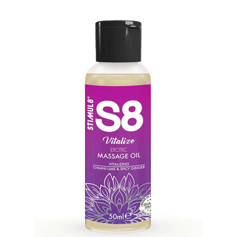 Stimul8 - s8 vitalize aceite de masaje erótico lima 50 ml Stimul8 - s8 vitalize aceite de masaje erótico lima 50 ml