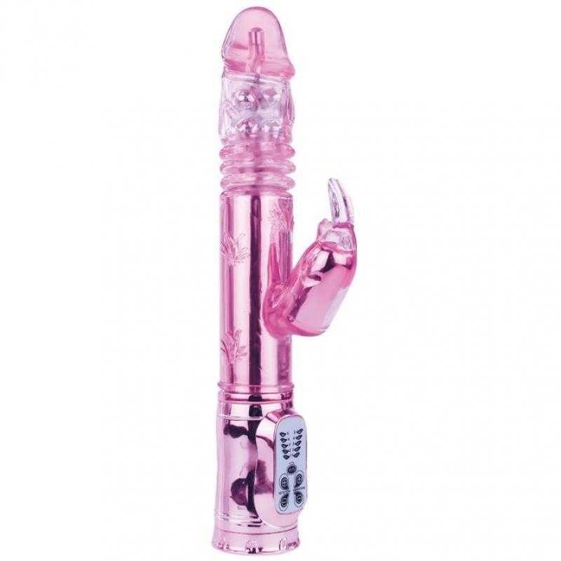 Throbbing bunny rotador rampante rosa