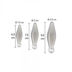 Toyjoy - anal play rimmer de dedo 3 piezas transparente