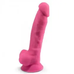 Silexd - pene realístico modelo 7 rosa brillo en la oscuridad