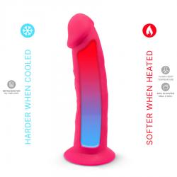 Silexd - pene realístico modelo 2 rosa + control remoto lrs 17 cm