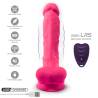 Silexd - pene realístico modelo 18 rosa vibración + control remoto lrs - 1