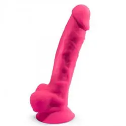 Silexd - pene realístico modelo 18 rosa vibración + control remoto lrs