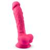 Silexd - pene realístico modelo 18 rosa vibración + control remoto lrs - 3