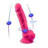 Silexd - pene realístico modelo 18 rosa vibración + control remoto lrs - 5