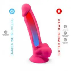 Silexd - pene realístico modelo 18 rosa vibración + control remoto lrs
