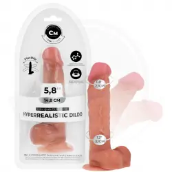 Cock miller - dildo hiperrealístico articulable 14,8 cm