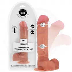 Cock miller - dildo hiperrealístico articulable 17,8 cm