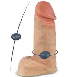 Silexd - modelo 1 xtreme pene realístico silicona premium 28 cm