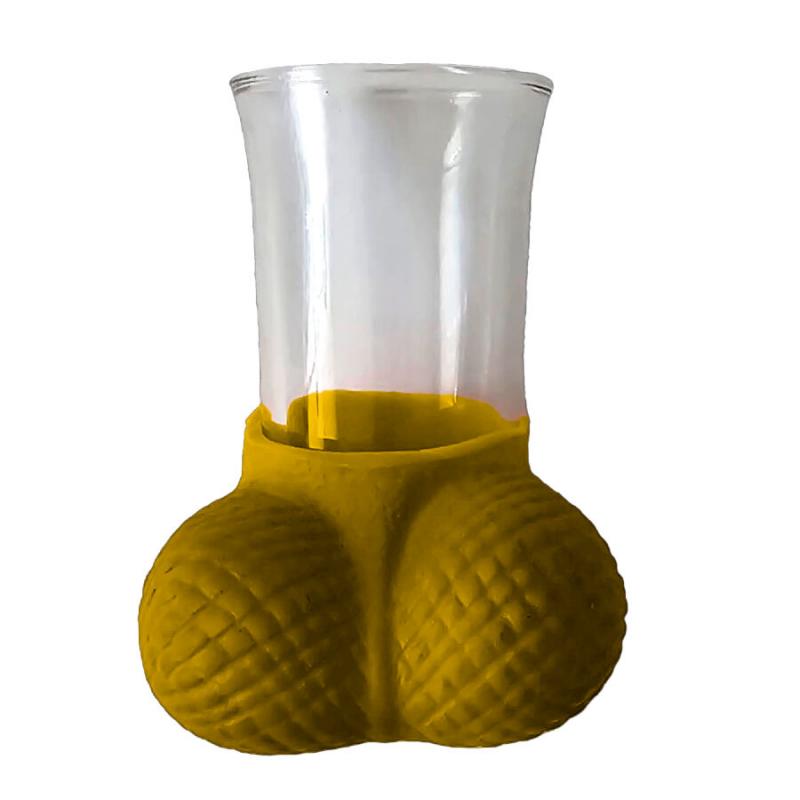 Diablo picante - vaso de chupitos dorado Diablo picante - vaso de chupitos dorado