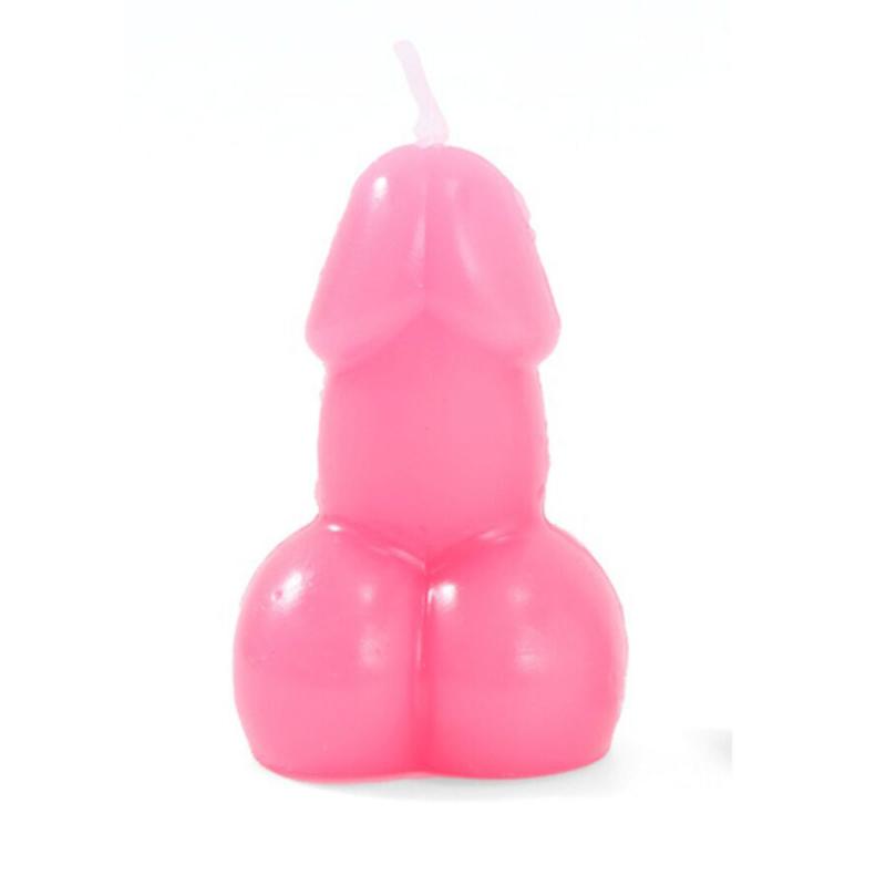 Diablo picante - vela con forma de pene color fucsia Diablo picante - vela con forma de pene color fucsia