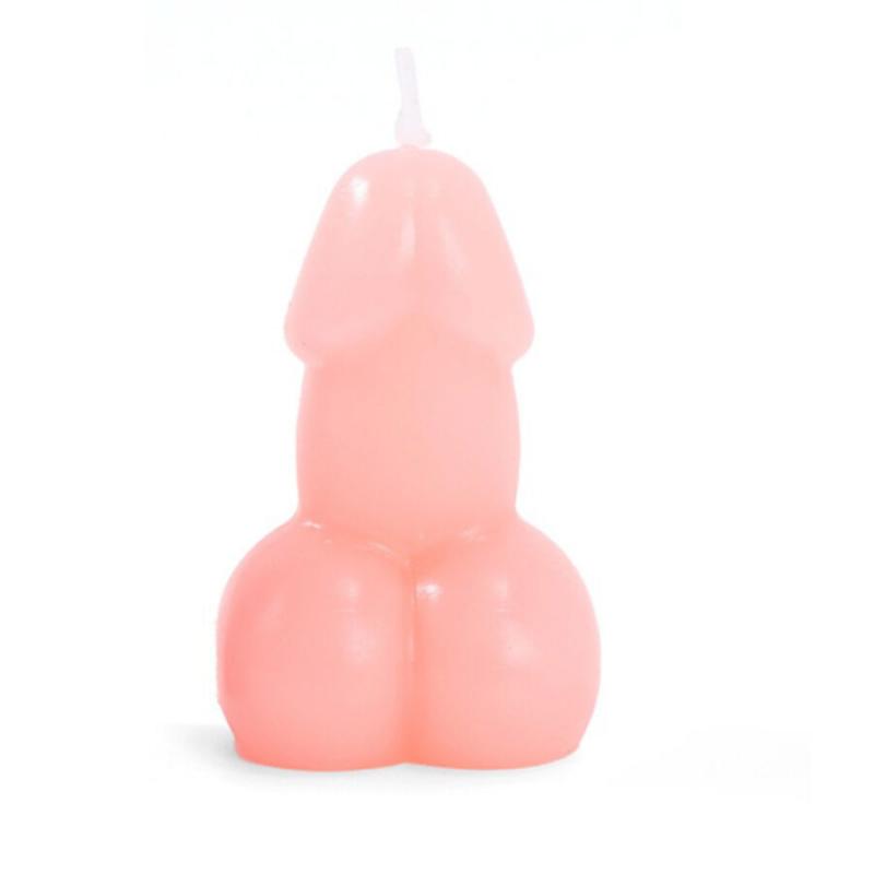 Diablo picante - vela con forma de pene color rosa Diablo picante - vela con forma de pene color rosa