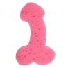 Esponja con forma de pene rosa