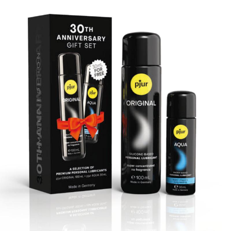 Pjur - set 30th aniversary pjur original 100 ml + pjur aqua 30 ml de regalo Pjur - set 30th aniversary pjur original 100 ml + pjur aqua 30 ml de regalo