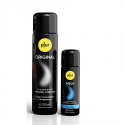 Pjur - set 30th aniversary pjur original 100 ml + pjur aqua 30 ml de regalo