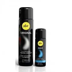 Pjur - set 30th aniversary pjur original 100 ml + pjur aqua 30 ml de regalo