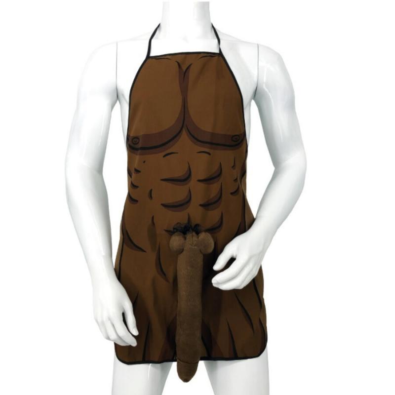 Diablo picante - delantal con pene 3d musculoso y atrevido mulato Diablo picante - delantal con pene 3d musculoso y atrevido mulato