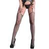 Chilirose - cr 4858 medias rejilla negro s/l - 1