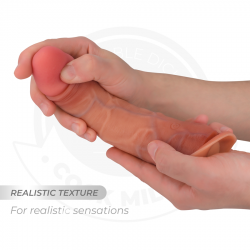 Cock miller - dildo hiperrealístico vibración con control remoto 20,5 cm
