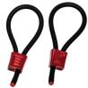Electrastim - prestige electra loops anillos de pene ajustables rojo - 1