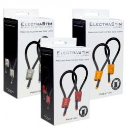 Electrastim - prestige electra loops anillos de pene ajustables rojo