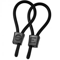 Electrastim - prestige electra loops anillos de pene ajustables negro